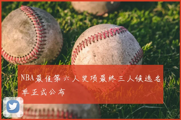 NBA最佳第六人奖项最终三人候选名单正式公布